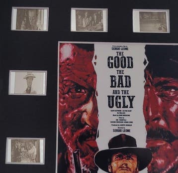 The Good, The Bad and The Ugly - Framed Film Cell Display, Nieuw