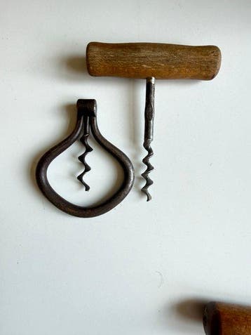 Tire-bouchon (10) - Bois, Métal, Acier, Antiek en Kunst
