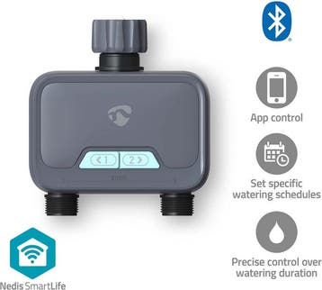 Nedis SmartLife Waterregelaar – Bluetooth – Batterij – IP54, Verzenden, Nieuw