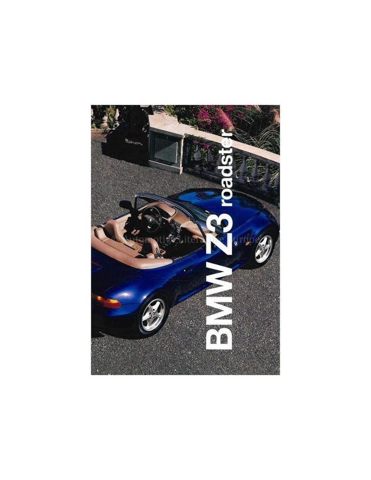 1996 BMW Z3 ROADSTER BROCHURE DUITS, Livres, Autos | Brochures & Magazines