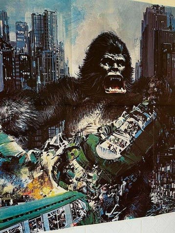 John Guillermin - King Kong (1976) - Original Italian poster, Verzamelen, Nieuw