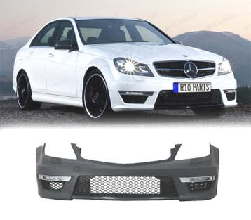 PARE CHOCS FRONTAL MERCEDES CLASE C W204 11-14 LOOK AMG C63, Autos : Pièces & Accessoires, Verzenden