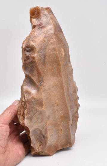 Chalcolithisch Vuursteen Verbazingwekkende grote Blade Core