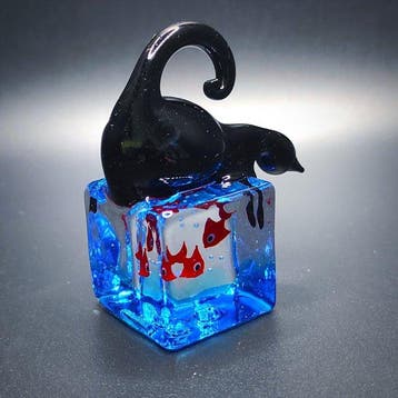 TAGLIAPIETRA - sculptuur, Acquario in vetro di Murano - 65