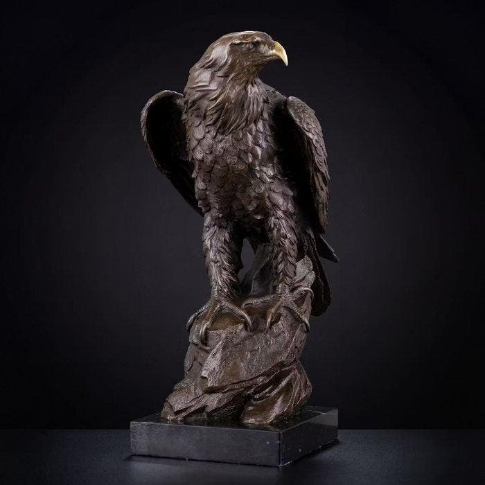 Beeld, Exclusief Sculptuur: Adelaar 50.5 cm - 50.5 cm -, Antiquités & Art, Art | Objets design