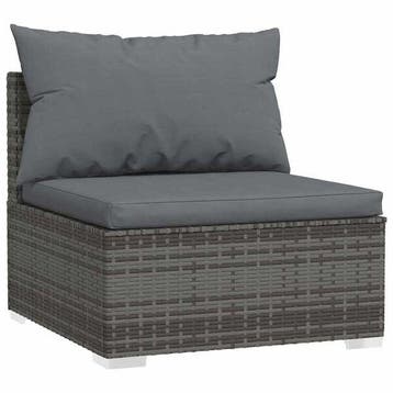 Banc jardin rotin gris - -46% ! Jusqua epuisement, Tuin en Terras, Verzenden, Nieuw