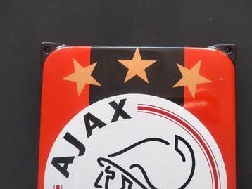 Voetbal club Ajax Amsterdam - Reclamebord - Emaille