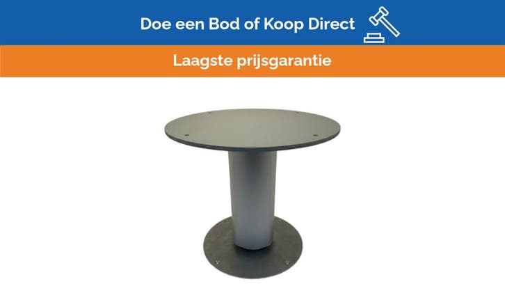 Bieden: Noval Hi-Low aluminium electric table, Watersport en Boten, Bootonderdelen, Ophalen of Verzenden