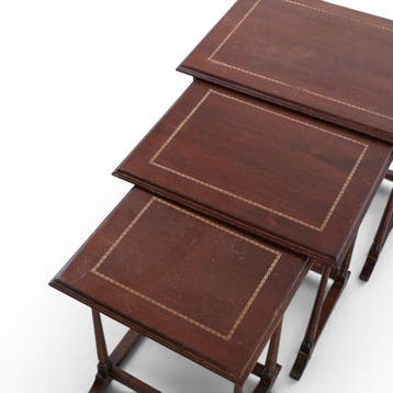 Tables gigognes - Acajou