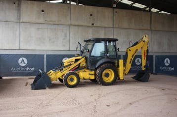 Veiling: Graaf-laadcombinatie New Holland B80B-SS Diesel 96p, Zakelijke goederen, Ophalen