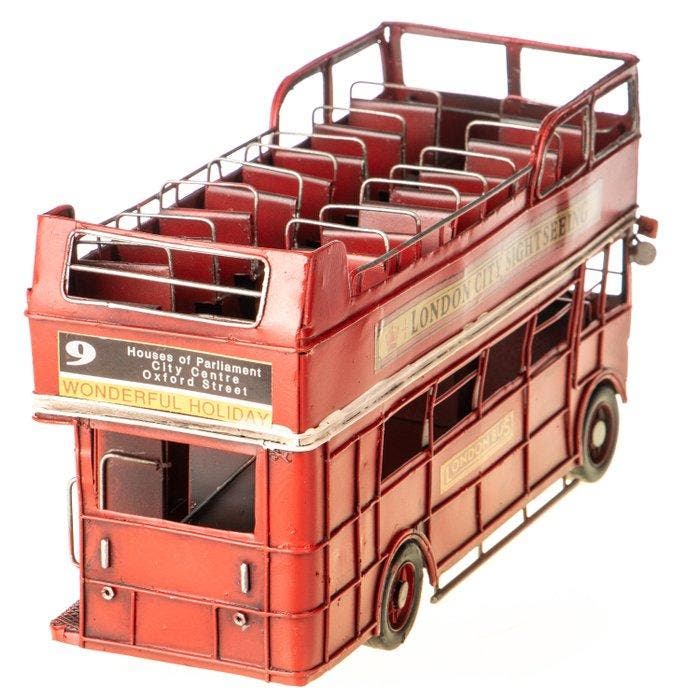 Figuur - London City Bus - Metaal, Antiek en Kunst, Kunst | Designobjecten