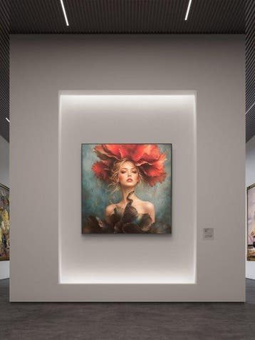 Nicole Lubbers - Crimson Blossom XL