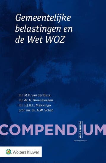 Compendium Gemeentelijke belastingen en de Wet WOZ, Verzenden, Zo goed als nieuw, M.P. van der Burg