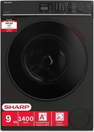 Sharp ES-WNFL914CMDA - Wasmachine - 9 kg - 1300 tpm -, Ophalen of Verzenden, Nieuw