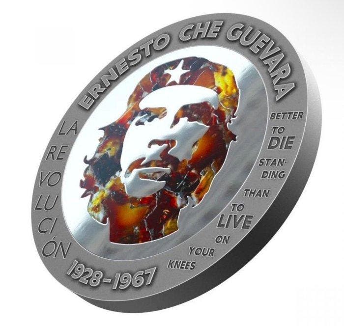 Congo. 1 Onza 2023 Ernesto Che Guevara Amber / Steel, Timbres & Monnaies, Monnaies | Europe | Monnaies non-euro