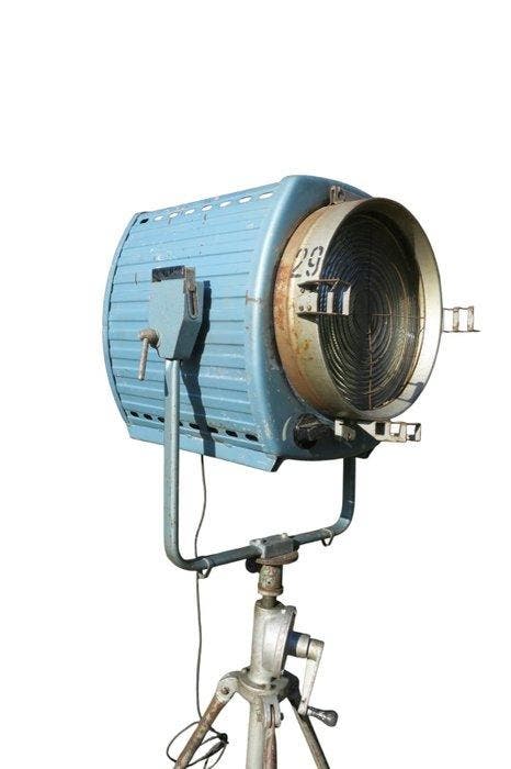 Lampe de théâtre - Acier - Projecteur de scène unique, Antiquités & Art, Curiosités & Brocante