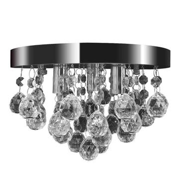 Kroonluchter 25cm - De betaalbare eyecatcher voor jouw wo..., Huis en Inrichting, Verzenden, Zo goed als nieuw, Metaal