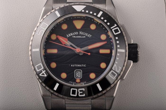 Armand Nicolet - JSH9 - Zonder minimumprijs - A480 New 44 mm, Bijoux, Sacs & Beauté, Montres | Hommes