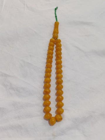Chapelet - Ambre - 1970-1980 - Chapelet de perles de prière