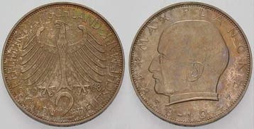 2 duitse Mark 1968 G 2 Mark Kursmunten Max Planck, Verzenden