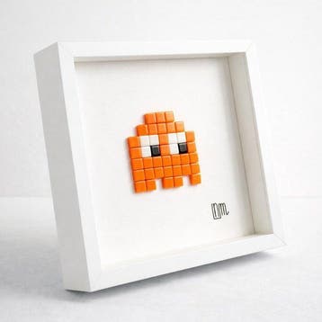 nLm - sculptuur, Pac-Man Orange (Ghost) • Mosaic • 24/50 -