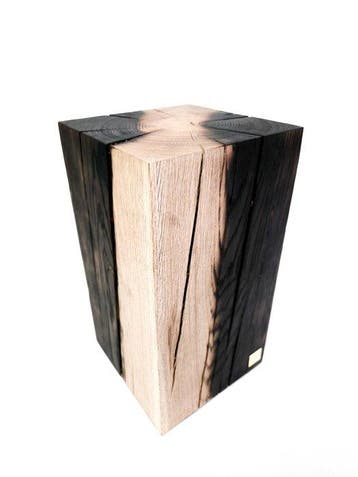 THE FOREST - Bijzettafel - Shou Sugi Ban - Eik - Handgemaakt