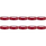 Yurga Isolatietape 10 Pack Rood 20mmx18m - Duurzaam LED Toeb, Musique & Instruments, Instruments | Accessoires, Verzenden