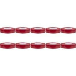 Yurga Isolatietape 10 Pack Rood 20mmx18m - Duurzaam LED Toeb, Musique & Instruments, Instruments | Accessoires, Envoi