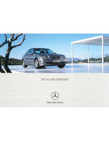 2005 MERCEDES BENZ E KLASSE SEDAN BROCHURE NEDERLANDS