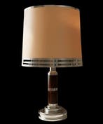 Lampe de table - Laiton, Bois - Style art déco, Nieuw