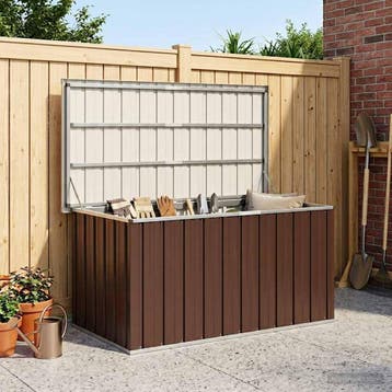 vidaXL Tuinbox Bruin 129x67x65 cm, Verzenden, Nieuw