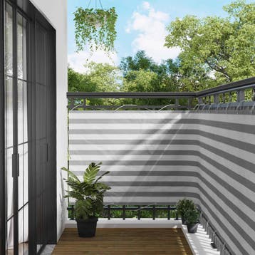 vidaXL Balkonscherm 120 x 700 cm Oxford Stof Rechthoekig, Verzenden, Nieuw