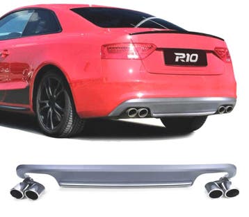 Diffuseur Pour Audi A5 Coupé Cabrio 11-17 Look S5 + Embout, Verzenden