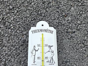 Thermomètre Les Degrés de LAmour / Création Ophir - Plaque, Antiquités & Art