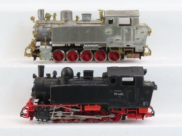 Bemo H0e - Locomotive avec tender (1) - 2× BR 99, kit en, Hobby en Vrije tijd, Nieuw