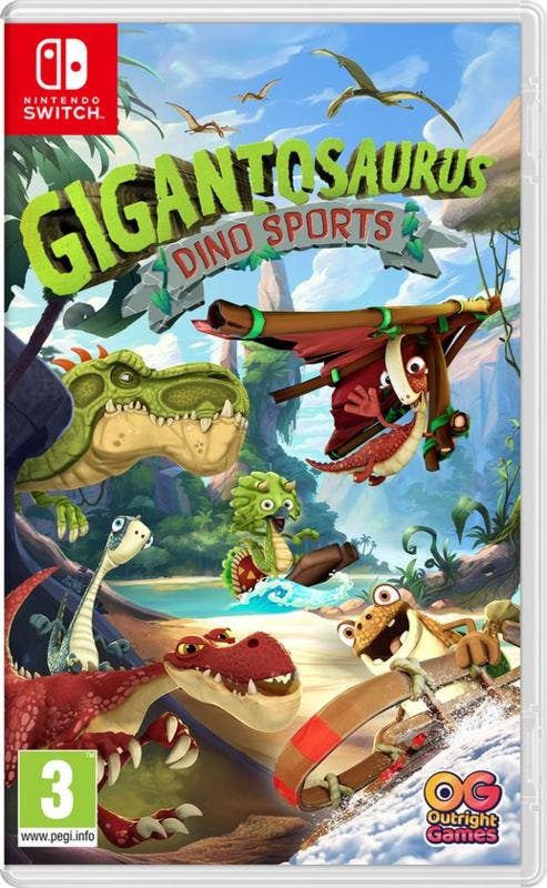 Gigantosaurus Dino Sports (Buitenlands Doosje) (Nieuw), Consoles de jeu & Jeux vidéo, Jeux | Nintendo Switch, Enlèvement ou Envoi