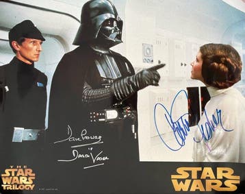 Star Wars - Signed by Dave Prowse (+) (Darth Vader) and, Nieuw