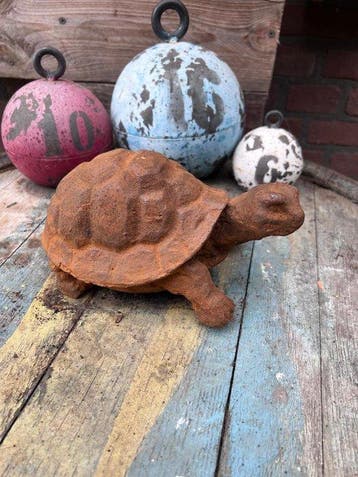 Decoratief ornament - Europa - Gietijzeren Schildpad Tuin