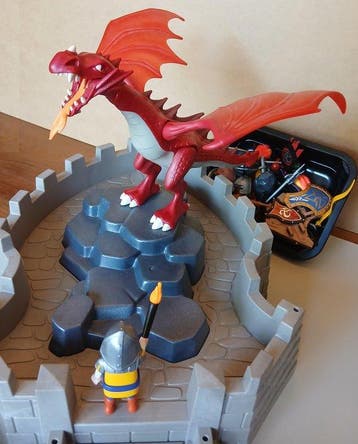Playmobil - Knights - Playmobil Draak en kasteel setnr 5959