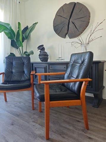 Sibast Mobler - Lounge stoel (2) - Palissander, Leder -