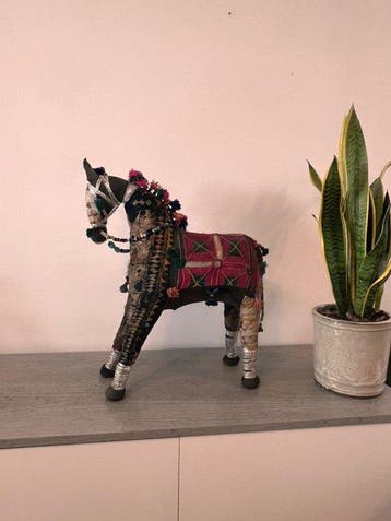 Decoratief ornament - Geen minimumprijs - Groot geborduurd