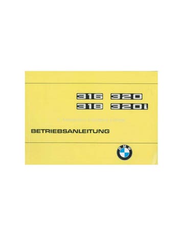 1977 BMW 3 SERIE INSTRUCTIEBOEKJE DUITS