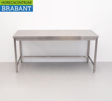 HCB RVS Werktafel Tafel Basic-line 180 x 70 x 85 cm Horeca, Ophalen of Verzenden