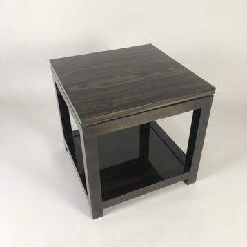 E.Huart - Bijzettafel - Macassar ebbenhout, Esdoorn, Antiek en Kunst