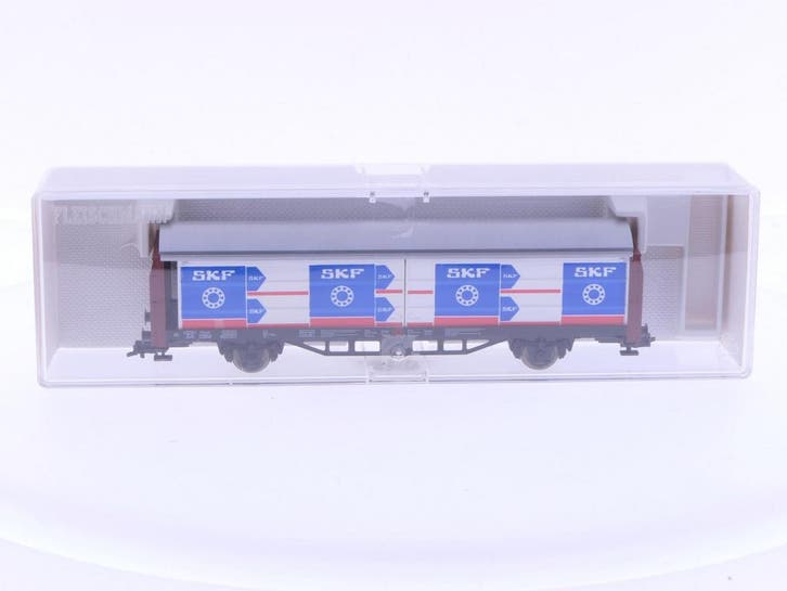 Schaal H0 Fleischmann 5339 K schuifwagen SKF van de DB..., Hobby en Vrije tijd, Modeltreinen | H0, Gelijkstroom, Analoog, Zo goed als nieuw