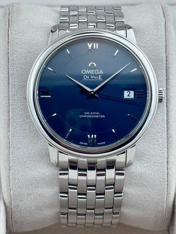 Omega - De Ville Prestige Co-Axial Automatic Blue - 168 2081, Nieuw
