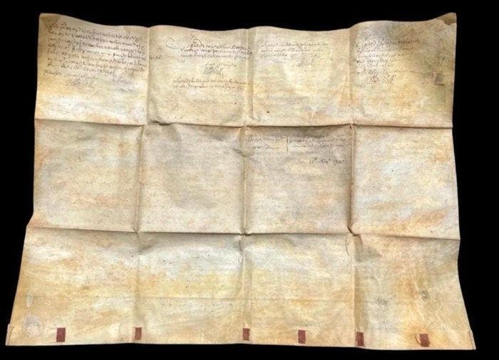 Unknown - Large George II Parchment Indenture with Wax Seals, Collections, Cinéma & Télévision