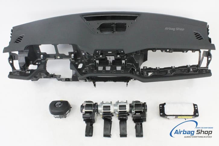 Airbag set - Dashboard zwart speaker Skoda Kodiaq (2024-...), Autos : Pièces & Accessoires, Tableau de bord & Interrupteurs
