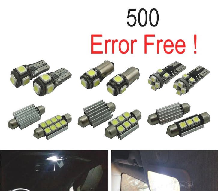 Kit 7 Ampoules Led Intérieur Pour Fiat 500 07-17, Autos : Pièces & Accessoires, Éclairage, Envoi