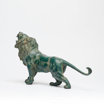 Beeld, No RESERVE PRICE - Majestic Dark Green Patinated
